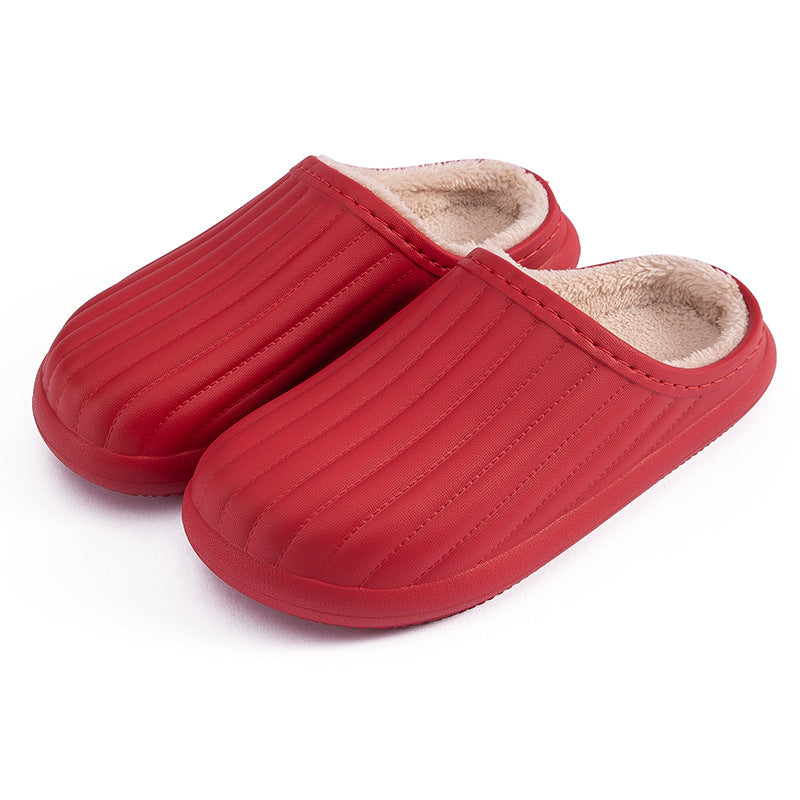 Waterproof Slippers EVA Plush Slippers Women