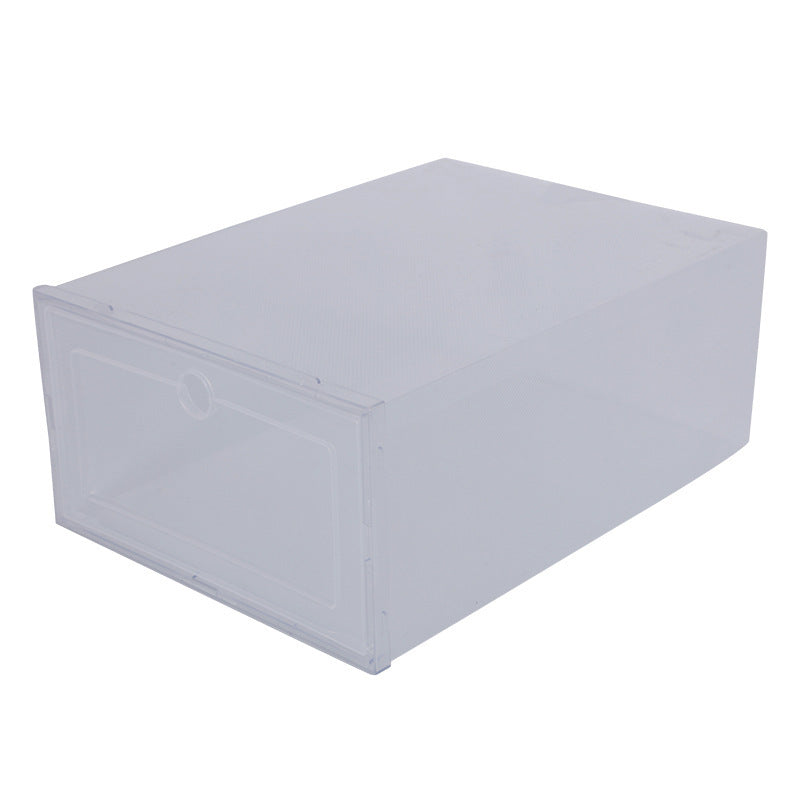 Plastic Shoe Box Thickened Transparent Drawer Box Plastic Shoe Box Stackable Box