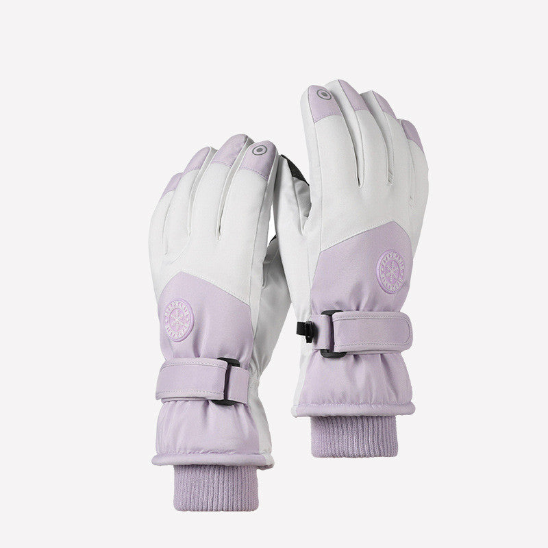 Windproof Outdoor Thickened Sports Warm Gloves For Men And Women