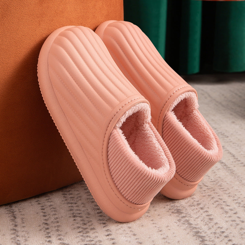 Waterproof Slippers EVA Plush Slippers Women