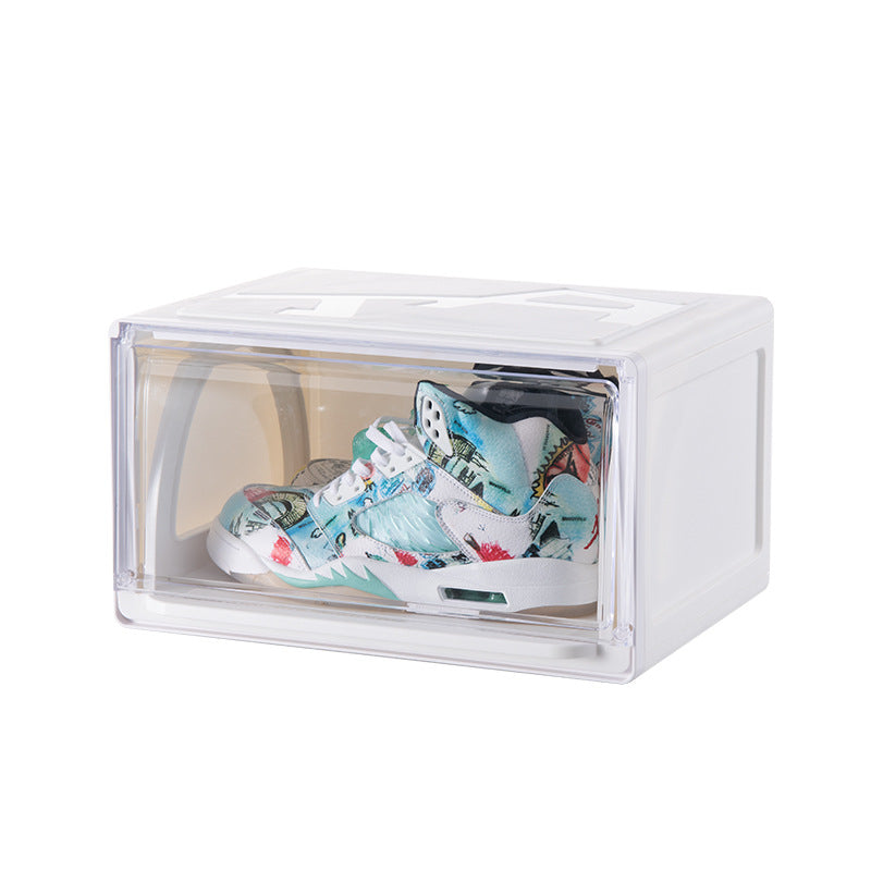 Transparent Plastic Thickened Basketball Shoes Dust Box Drawer Type