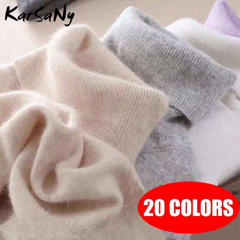 Turtleneck Sweater Women Winter Wool Long Sleeve Women's Cashmere Sweater Women Pull Femme Knit Pullover Womens Sweaters 2021