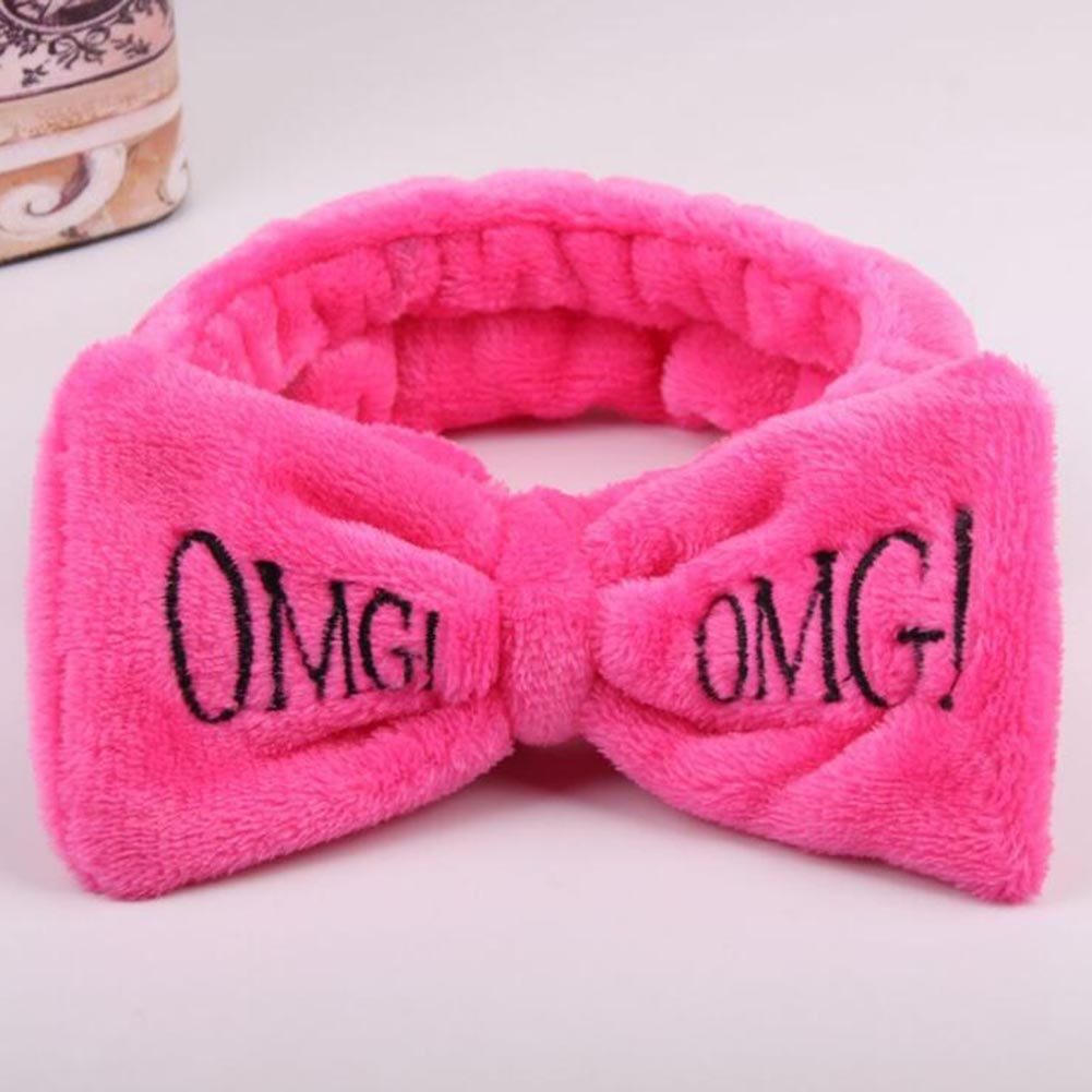 2021 New Arrival Women Head Wrap Soft Coral Fleece Makeup Headband Washing Face Turban OMG Bow Fashion Hairband Hair Accessories