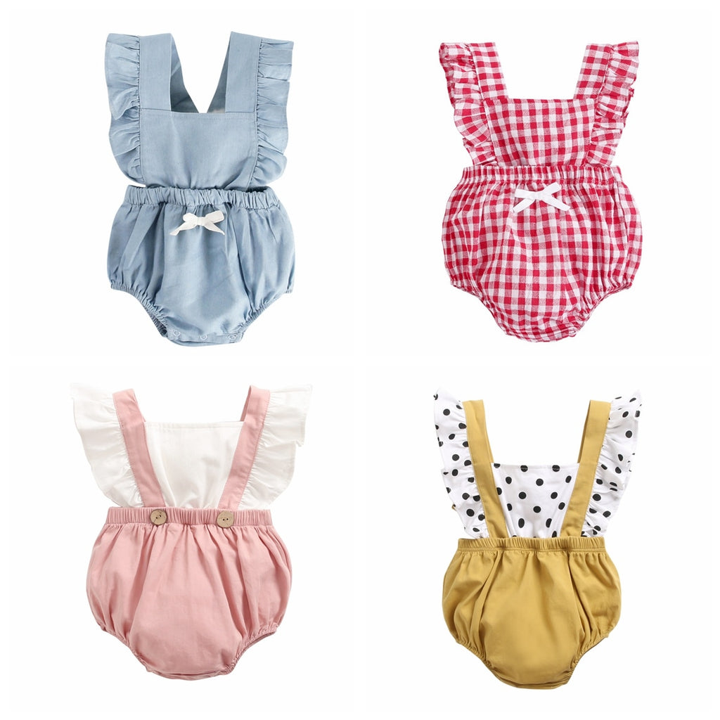 Princess Baby Girls Bodysuits Cotton Baby Girl Clothing for Newborn Cute Summer Baby Bodysuit