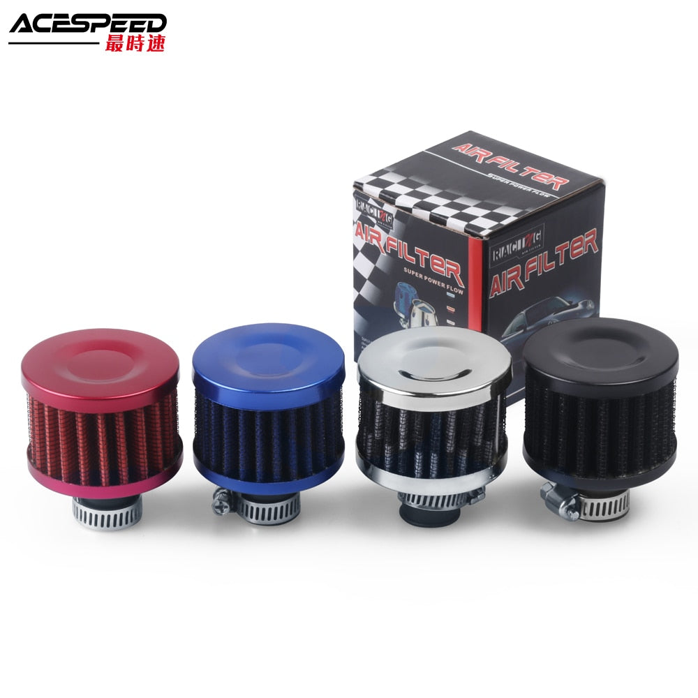 12mm Air Intake Crankcase Turbo Vent Breather Filter Car Modification Air Filter