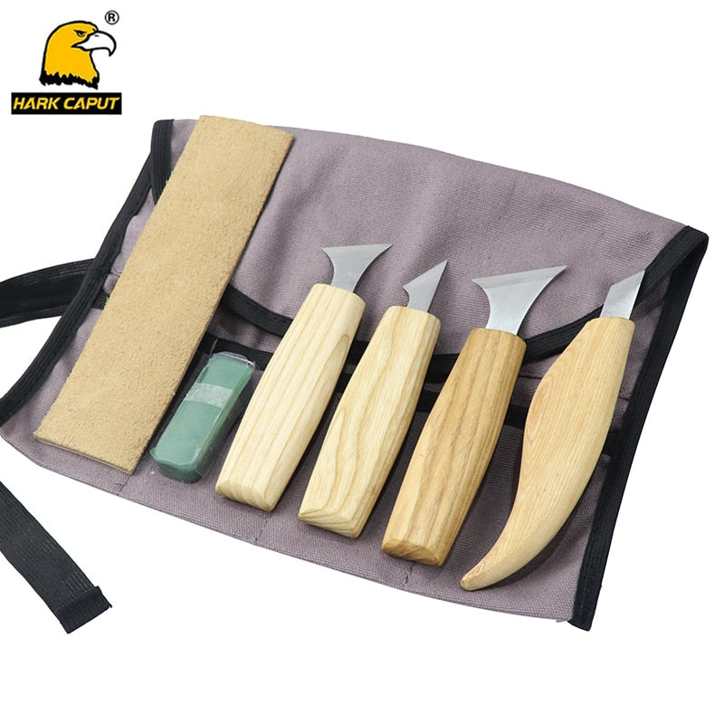 7pcs Wood Carving Knife Set Wood Chisel Sharp-edged Engraving Wood Cutter For DIY Household Woodworking Crafts Carving Tools