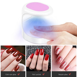 16W Nail Drying Lamp UV LED Lamp Nail Mini Portable Nail Dryer With USB Cable Gel Nail Polish Dryer Gift Home Travel Use