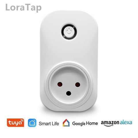 Tuya Smart Life Wifi Socket Israel Plug 16A App Remote Control Voice Control with Google Home Alexa Echo Timer the Devices