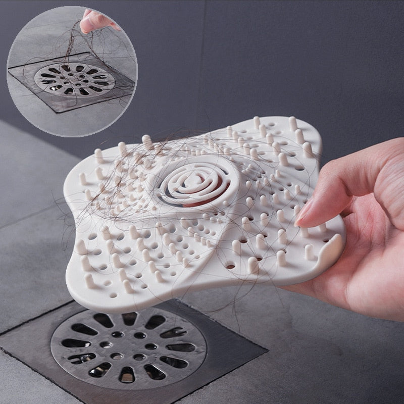 Hair Stoppers Anti-blocking Hair Catcher Plug Trap Shower Floor Drain Covers Sink Strainer Filter Bathroom Kitchen Accessories