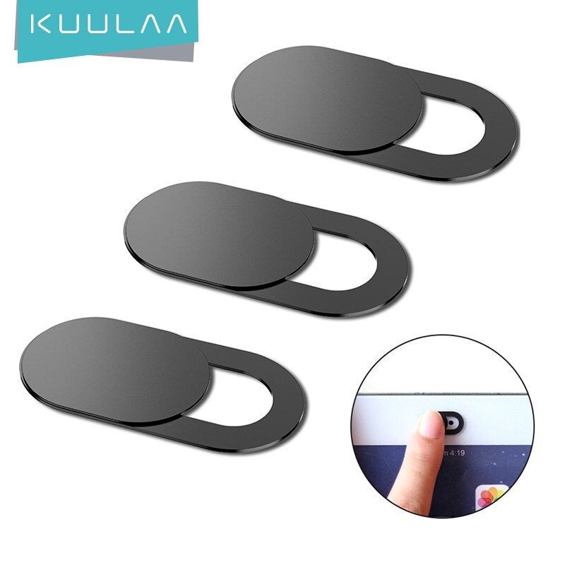 KUULAA WebCam Cover Mobile Phone Camera Lens Cover Sticker Shutter Slider For iPhone iPad Laptop PC Tablet Privacy Web Protect