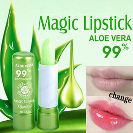 1pcs  Aloe Vera Lipstick Color Changing Lip Balm Lasting Moisturizing Moisturizing Waterproof Temperature Change Lip Balm