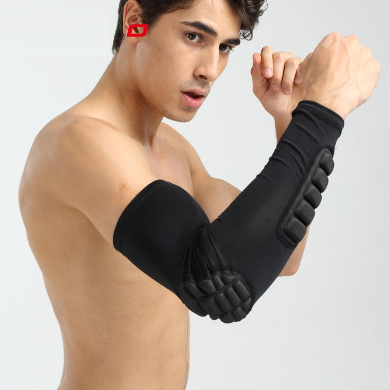 Arm Sleeve Armband Elbow Support Basketball Arm Sleeve Breathable Football Safety Sport Elbow Pad Brace Protector