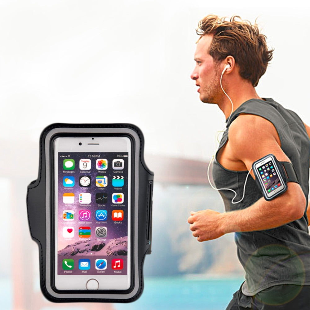 New Waterproof Sports Running Case Workout Mobile Phone Holder Pouch For Iphone Cell Phone Arm Bag Bands Running Bag