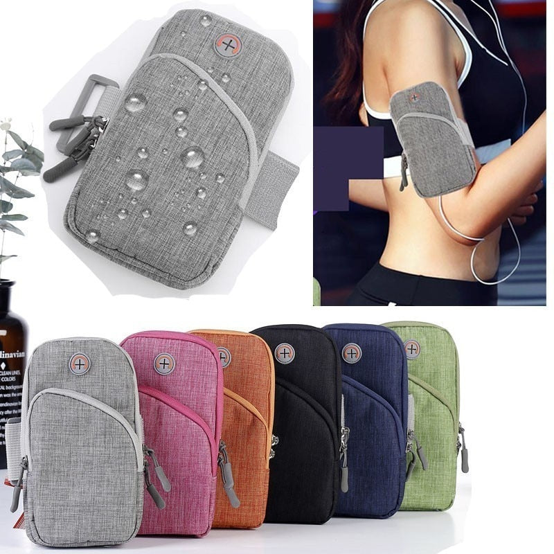 For 6.7 inch Mobile Phone Arm Band Hand Holder Case Gym Outdoor Sport Running Pouch Armband Bag For iphone 12 14 13 max xiaomi