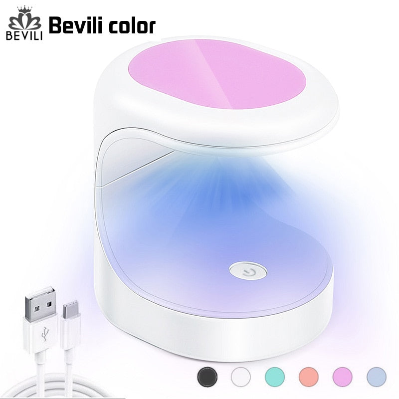 Mini Nail Dryer UV Lamp Manicure Machine Single Finger Nails Art Tool Gel Polish 6W  Nail Dryer LED Nail Lamp Manicure Tools