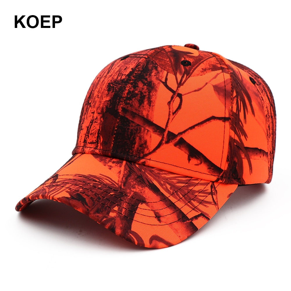 KOEP 2020 New Outdoor Fishing Caps Jungle Baseball Cap Hunting Hat Cotton Camouflage Dad Snapback Hats Pine Cypress Camouflage