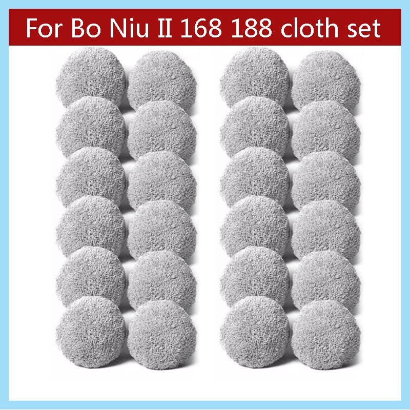 For HOBOT Bo Niu II 168 188 Cloth Household Spare Parts Replaceable Accessories Rag Cover Kit Smart Home Robotic Window Cleaner