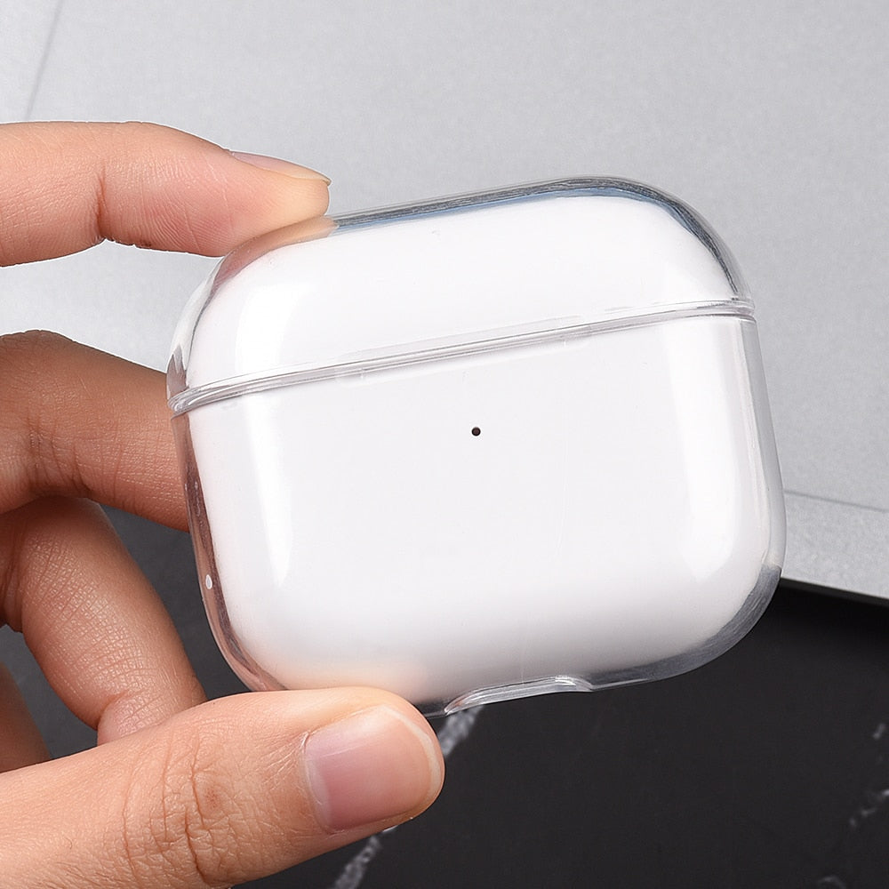 Transparent Case For Airpods 2 3 Pro 1 Case PC Clear Earphone Cover for Apple Air Pods Pro 2 3 1 Earpods Case Charging BOX Shell