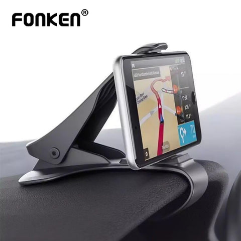 FONKEN Car Phone Holder Clip Universal Phone Support In Car GPS Navigation Dashboard Mobile Phone Stand For Xiaomi Redmi 9 Pro