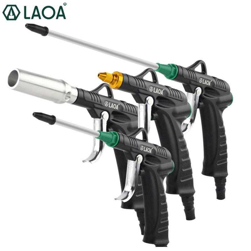 LAOA High Pressure Aluminum Alloy Blow Gun Air Gun Jet Gun Professional Cleaning Tools Dust Blow Gun