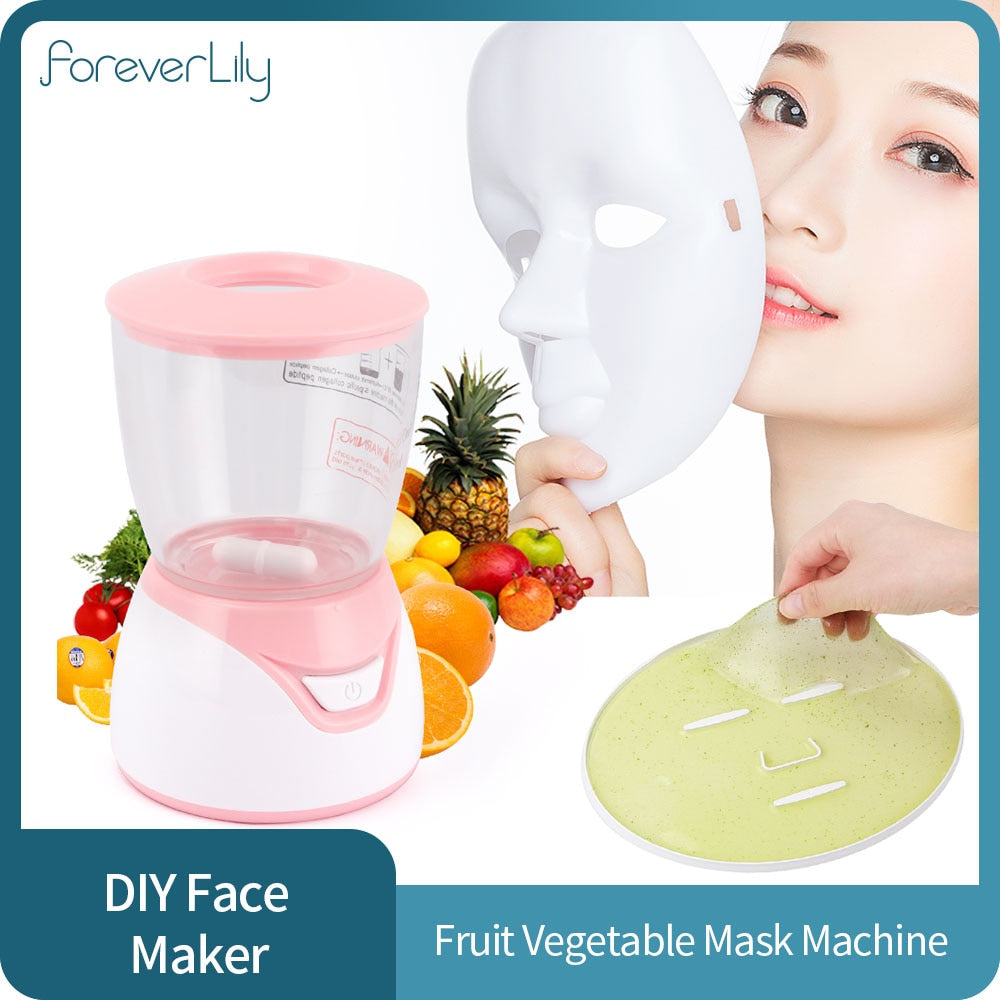 Face Mask Maker Machine Natural Collagen DIY Fruit Vegetable Facial Care Masks Machine Automatic Skin Care Home SPA Tools