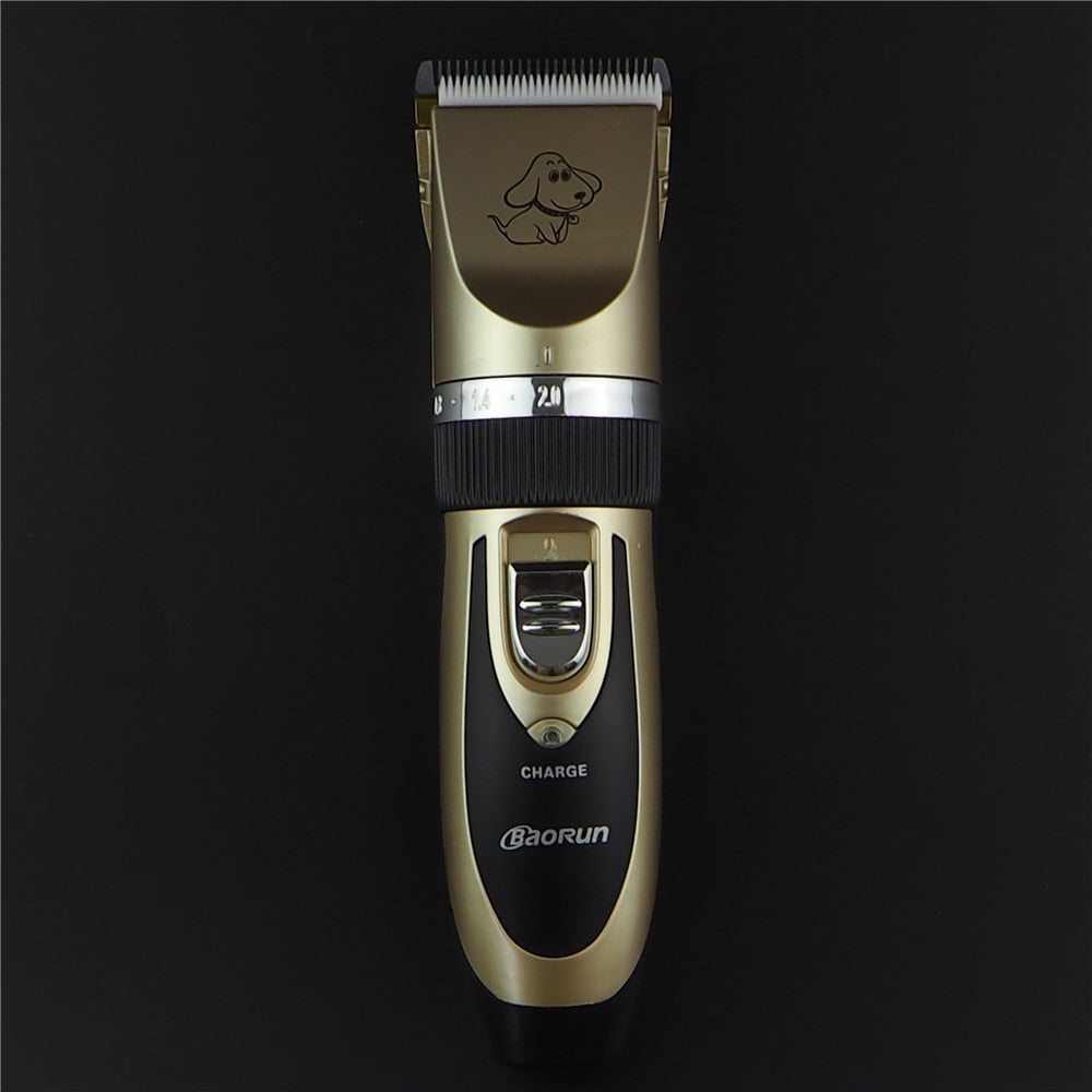 Professional Electric Pet Dog Hair Trimmer Rechargeable Animal Grooming Clippers Cat Shaver Haitcut Machine 110-240V AC