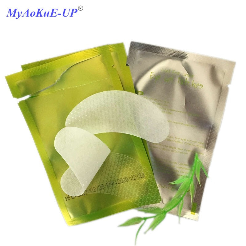 50 Pairs Thin Eye Pads For Eyelash Extension Eyelashes Patches Tips Sticker Wraps Cosmetic Tool Makeup For The Eyes tools