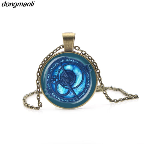 P1726 Dongamnli Cute Pendant Necklace For Women Jewelry Necklace Vintage bronze  Color Chain