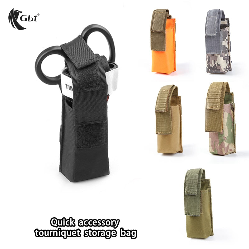 Nylon Bag Tourniquet  Molle Holder Tactical Carrier Package Storage