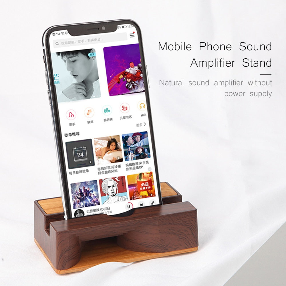 Holder Speaker Mobile Phone Loudspeaker for Sony iPhone Samsung Holder Sound Amplifier Multifunctional Desktop Stand