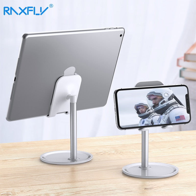 RAXFLY Desk Phone Holder Tablet Holder Phone stand Universal Desktop Phone Holder For Desk Stand For Phone Cellphone Stand Mount