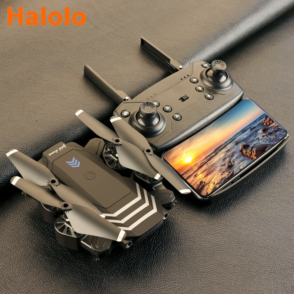 Halolo LS11 RC Drone 4K With Camera HD Wifi Fpv Mini Foldable Dron Helicopter Professional Quadcopter Selfie Drones Toy For Boys