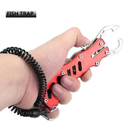 Fishing Gripper Portable aluminium alloy Fish Grip Lip Clamp Grabber Tool Fish Controller Fishing Plier Accessoryer