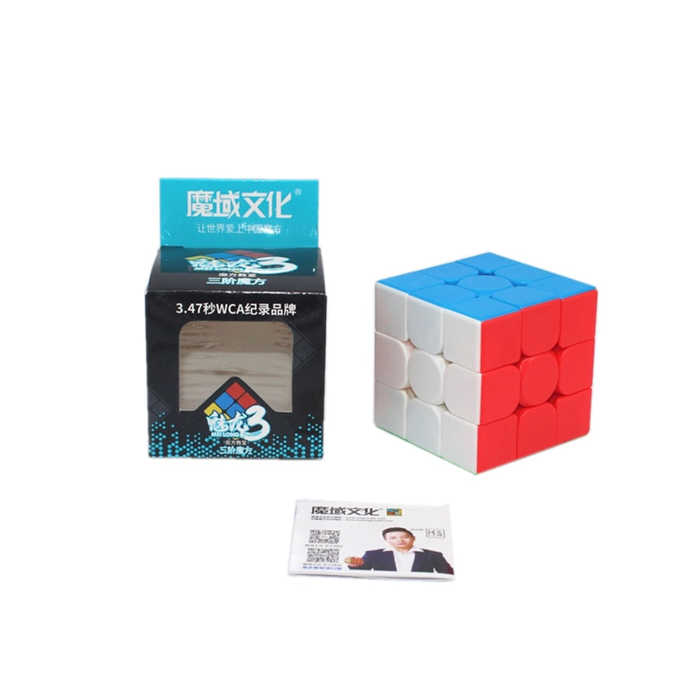 MOYU Meilong 3x3 Magic Speed Cube Meilong 3 Professional cube Meilong 2x2 Children's Puzzle cube for cube beginner Game cube