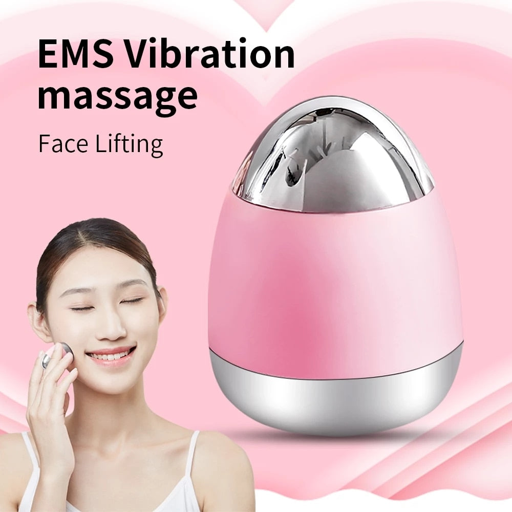 Mini Facial Massage Microcurrent Vibration Skin Tightening Massager Face Lifting Anti-wrinkle Instrument Skin Care Beauty Device