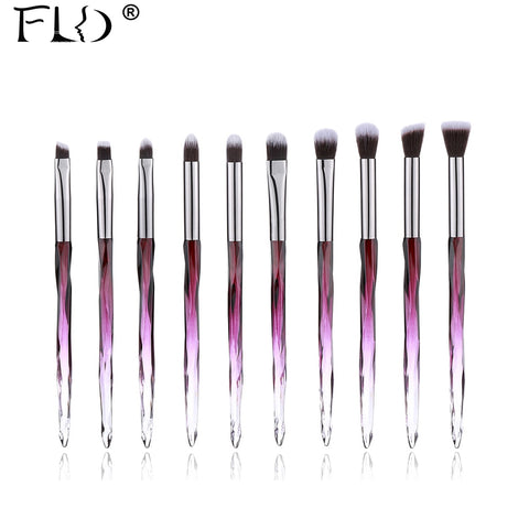 FLD Eye Brush Diamond Makeup Brushes Set Eye Shadow Lip Eyebrow Brushes High Quality Professional Lip Eyeliner Tools