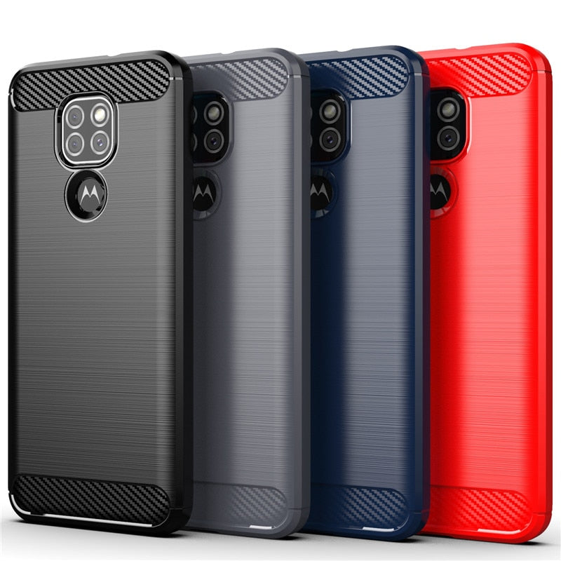 For Moto G9 Play Case For Moto G9 Play G30 G10 E7 Plus Cover Shockproof Soft Silicone Protective Bumper For Moto G9 Play Fundas