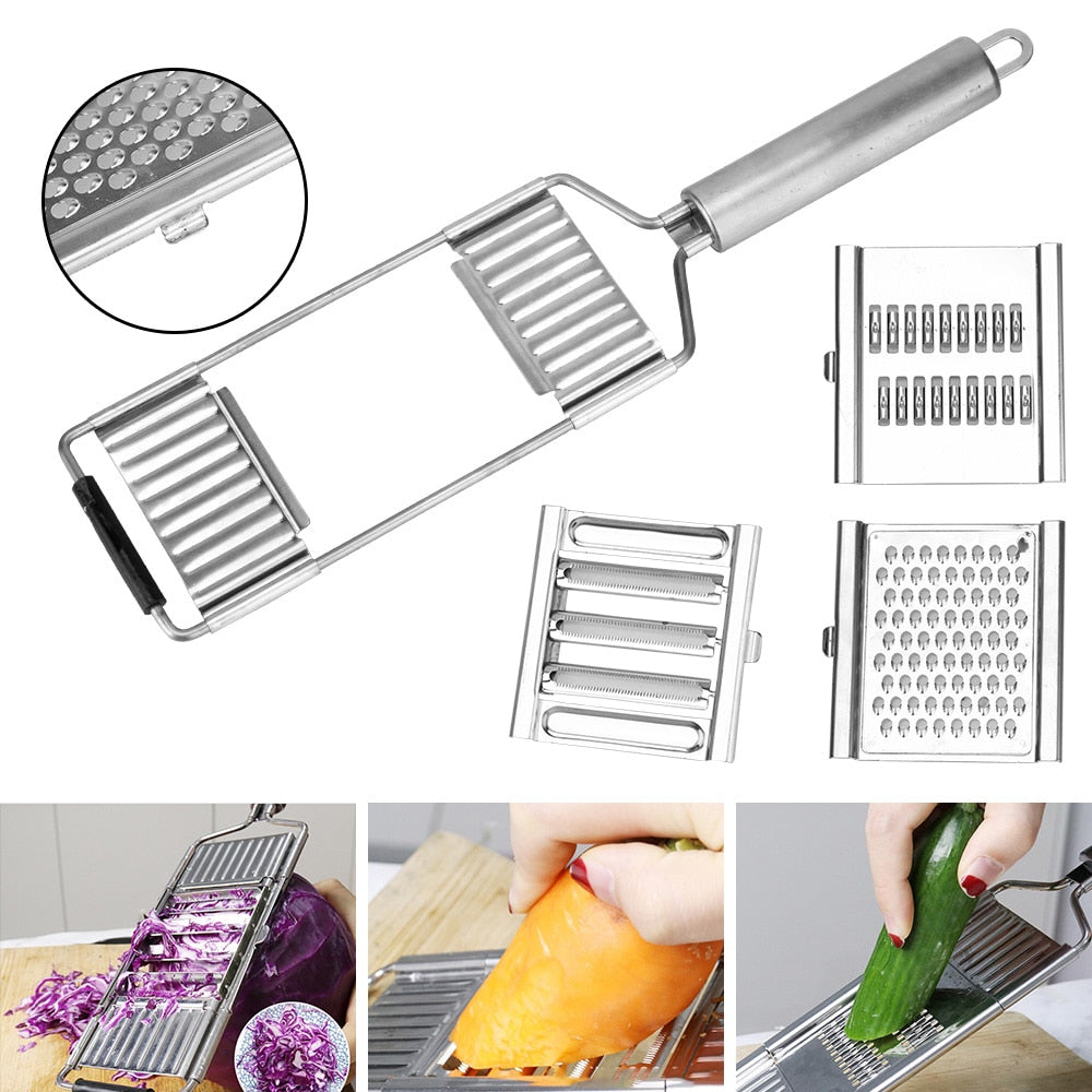 Stainless Steel Vegetable Slicer Grater Cutter Shredder Multi-purpose Vegetable Fruit Potato Peeler Carrot Grater Kitchen Tools