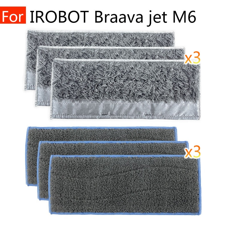 For IRobot Roomba Braava Jet M6 Mopping Machine Mop Dry Cloth Rag Kit Annex Parts Fitting HOME Accessories vacuum cleaner