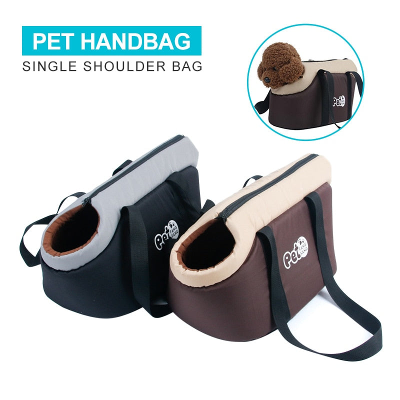 Portable Pet Single Shoulder Bags Oxford Sponge Warm Dogs Carrier Handbag For Pets Soft Outdoor Travel Puppy Bag Dog Products