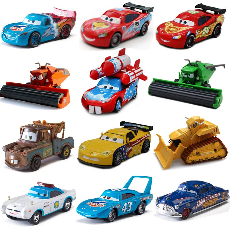 Disney Pixar Cars 2 3 toys Lightning McQueen Matt Jackson Storm Ramirez 1:55 Alloy Pixar Car Metal Die Casting Car Kid Toy Gift