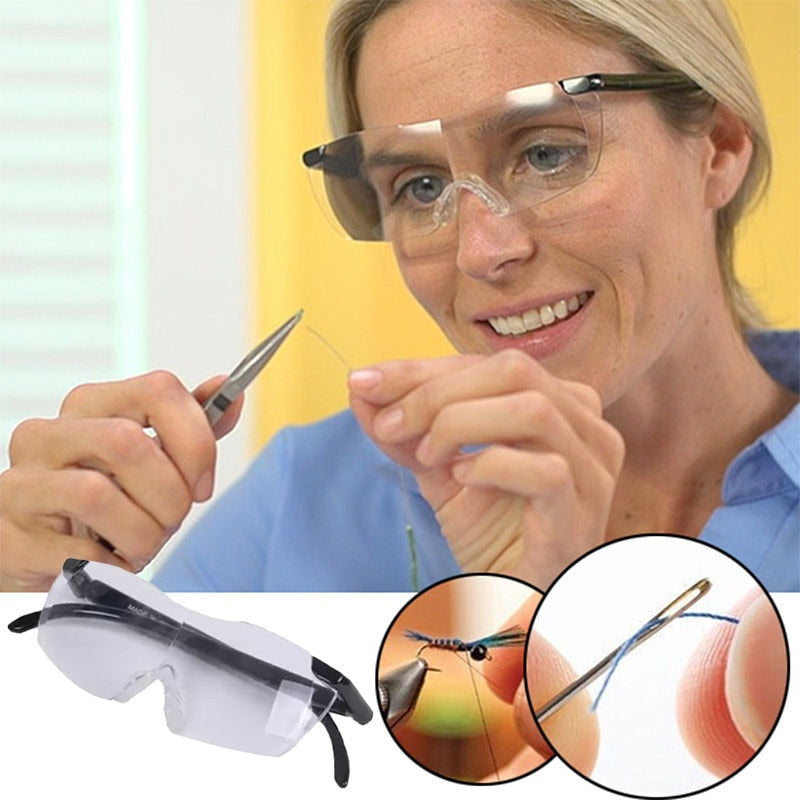 Eyewear Portable 250 Degree Presbyopic Glasses Magnifiers Magnifying Spectacles Eye Protection See 160% More Better