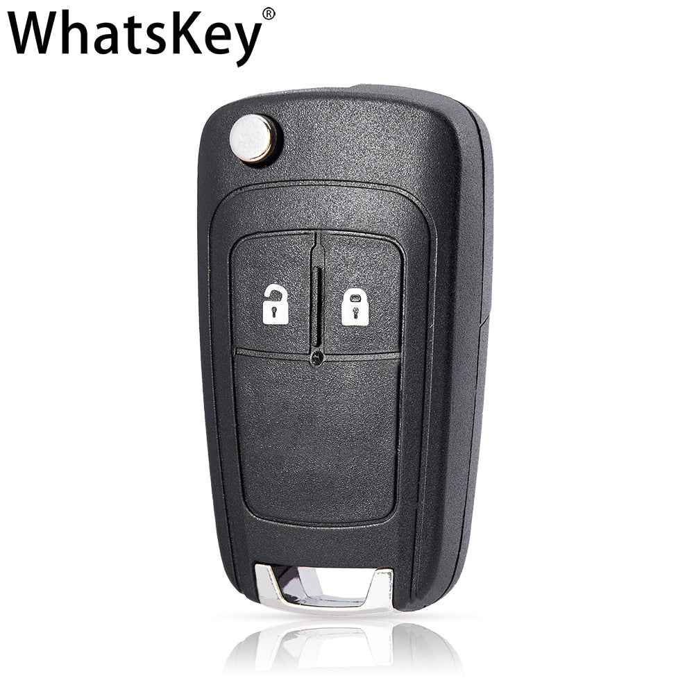 WhatsKey 2 Buttons Folding Car Key Shell Remote Flip Key Fob Case For Opel Vauxhall Astra H Insignia J Vectra C Corsa D Zafira G