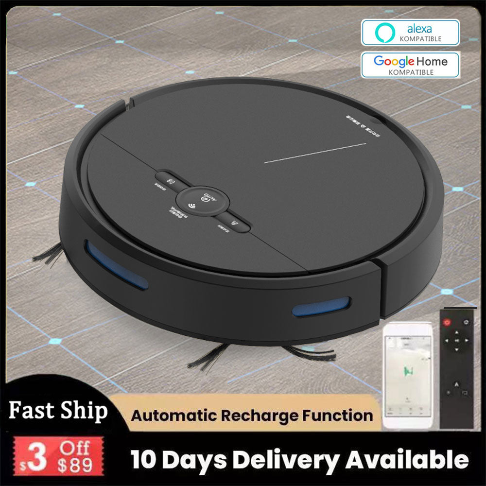 Robot Vacuum Cleaner 3600PA Smart APP Remote Control Cleaning Wireless Navigation Area On Map Floor Sweeping Machine Robot