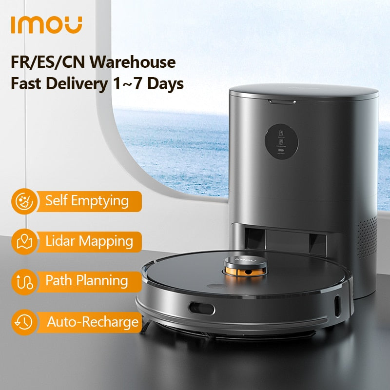 Imou Self-empty Apollo Vacuum Cleaner Robot Aspirador Friegasuelos Home Appliance Intelligent Robotic