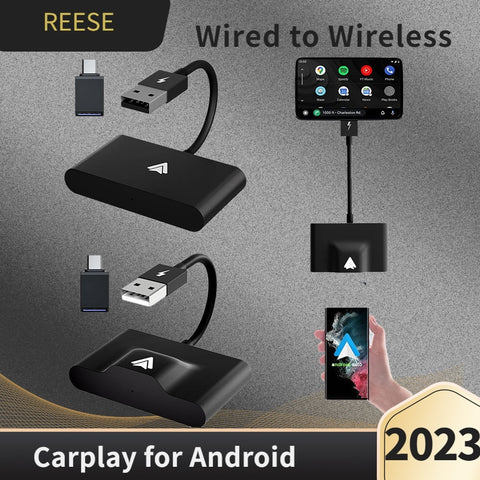 Wired to Wireless Auto Dongle For Modify Android Screen Car Link Wireless Receiver Adapter For Carplay Android USB Connection