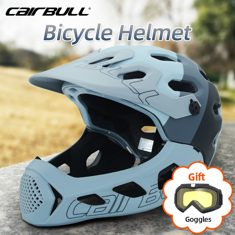 Cairbull Bike Helmet Men Women In-mold Full Face MTB Mountain Cycling Helmet OFF-ROAD Racing Safety Sports Bicycle Helmet Caps