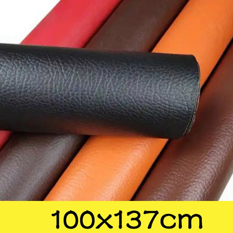 50/100x137cm Self Adhesive PU Leather Fabric Patch Sofa Repairing Patches Stick-on Leather PU Fabrics Stickers patches Scrapbook