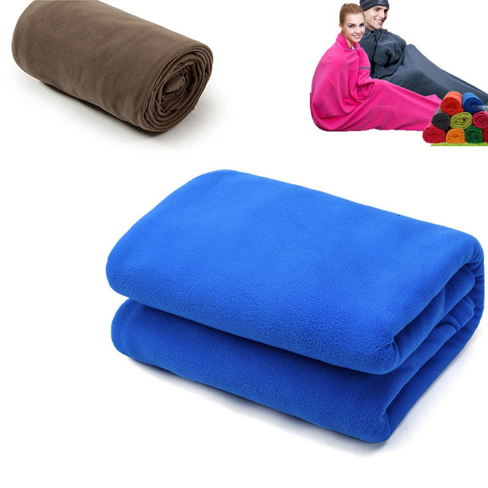 Portable Ultra-light Polar Fleece Sleeping Bag Outdoor Camping  Tent Bed Travel Warm Sleeping Bag Liner