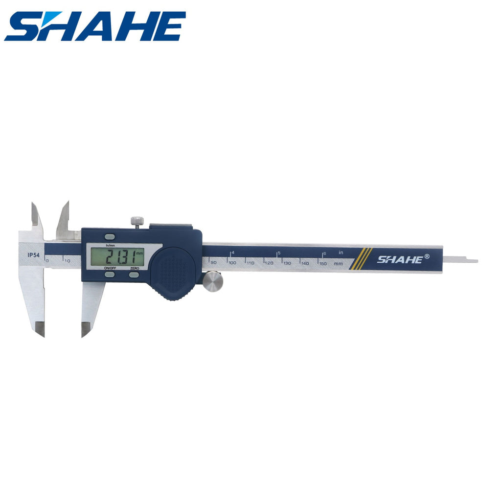 SHAHE New Hardened Stainless Steel 0-150mm Digital Caliper Vernier Calipers Micrometer Electronic Vernier Caliper Measuring Tool